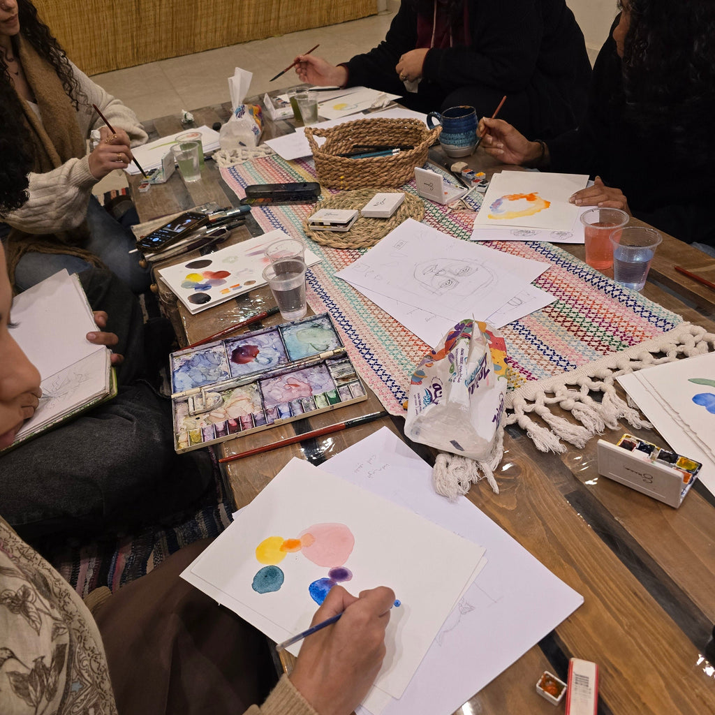 Water coloring