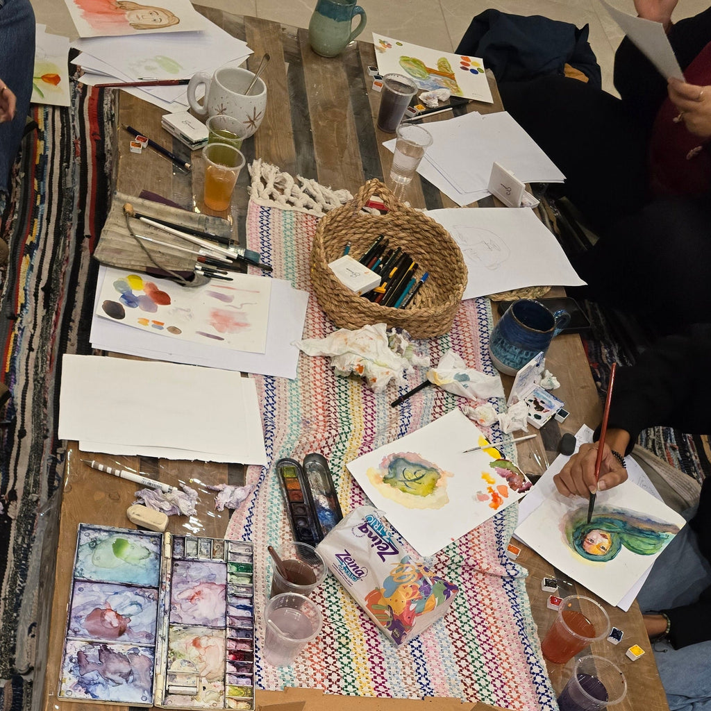 Water coloring
