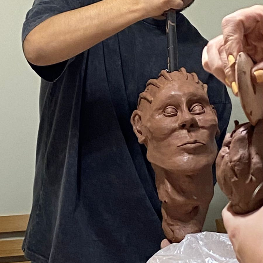 Portrait sculpture
