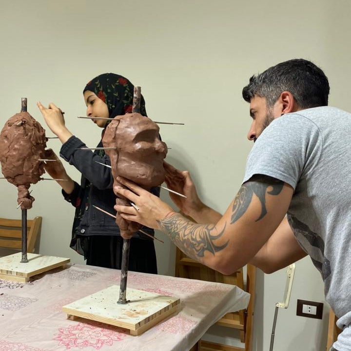 Portrait sculpture