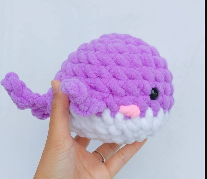 Amigurumi whale
