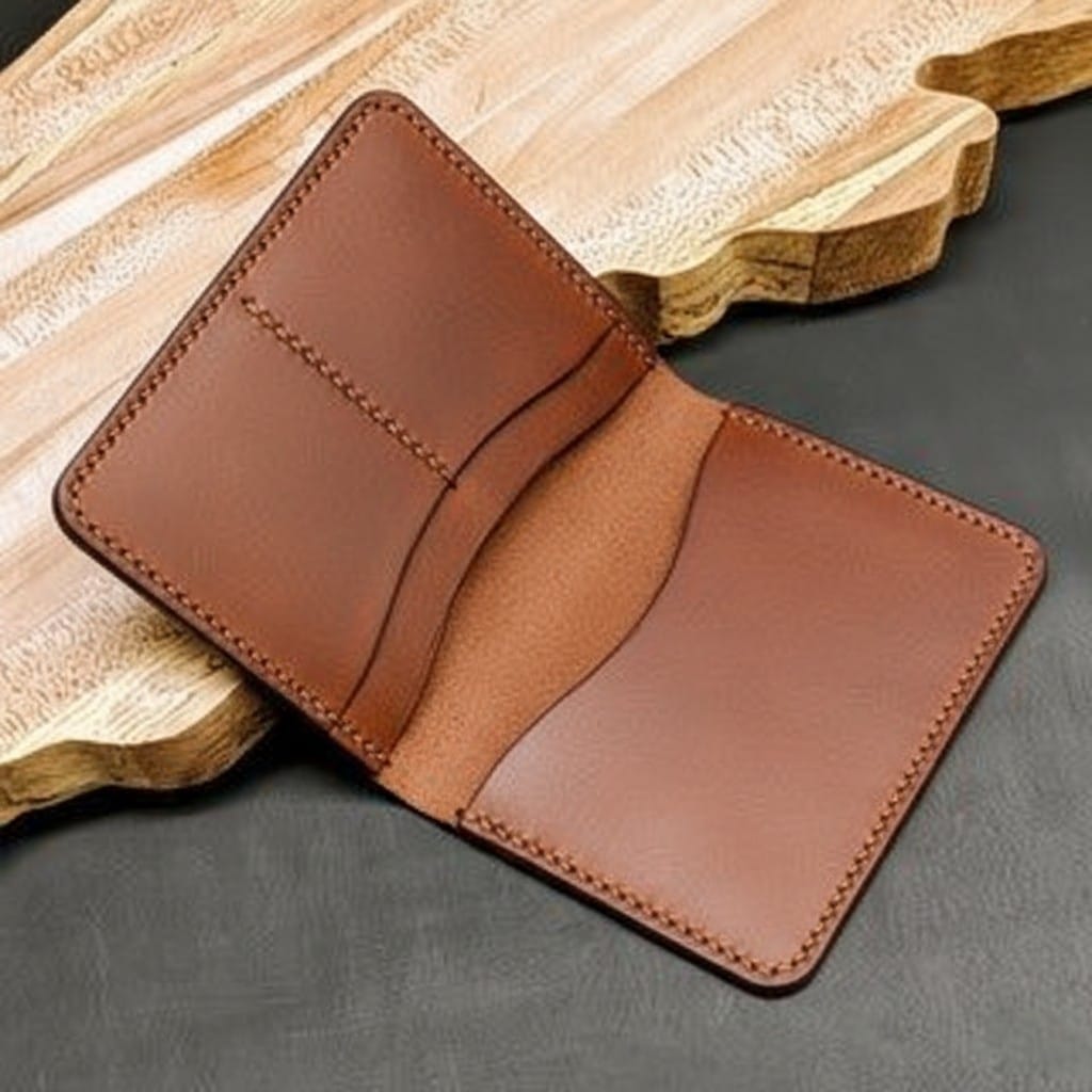 Leather card holder