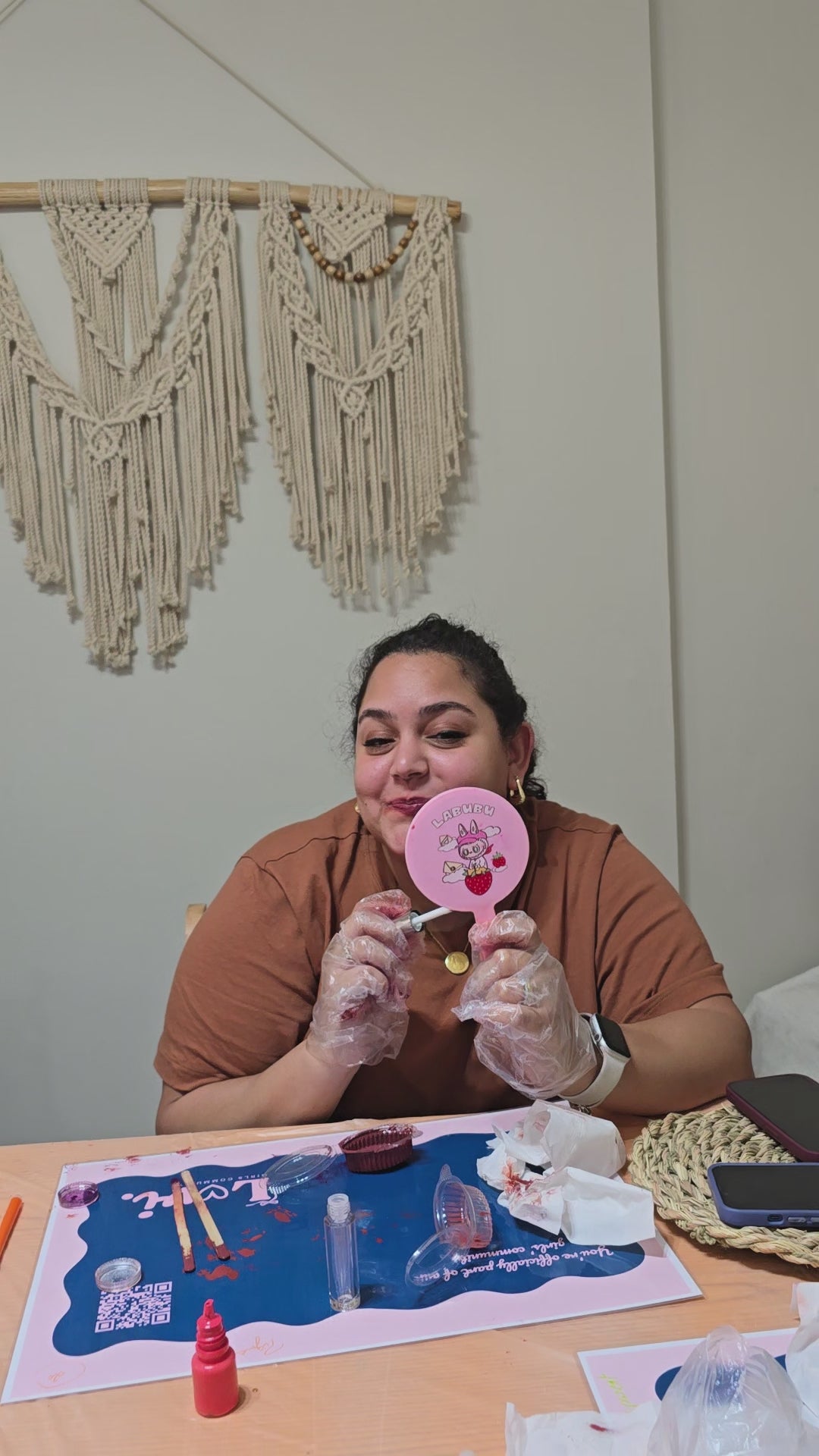 Lip gloss making