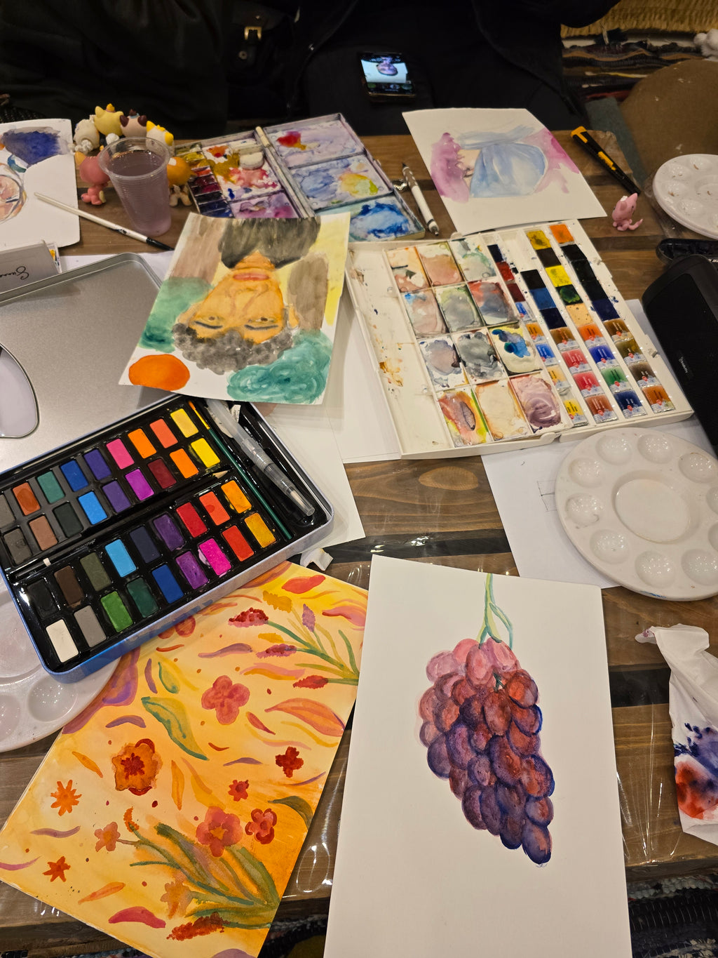 Water coloring