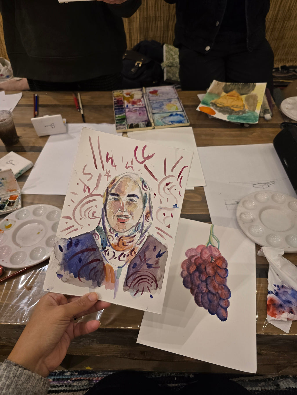 Water coloring